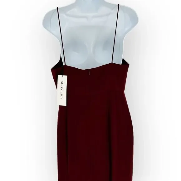 shona joy burgundy dress Jamila Lace High Neck Maxi Dress | Espresso | Dresses